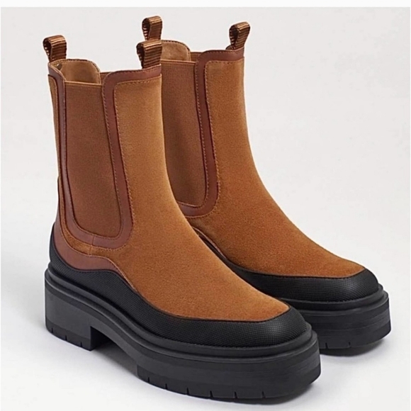 Sam Edelman Lulia Chelsea Boot size 7 camel color. - Picture 3 of 7